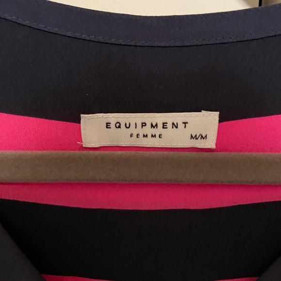 Round neck Equipment Blouse size M - Picture 2 of 2